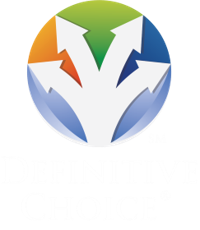 Definitive Choice Logo White Font SM R